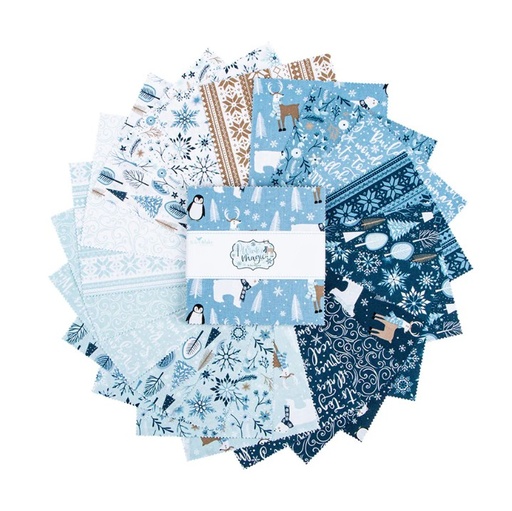 [RB-516360-42] Winter Magic 5" Stacker by Dani Mogstad for Riley Blake Designs