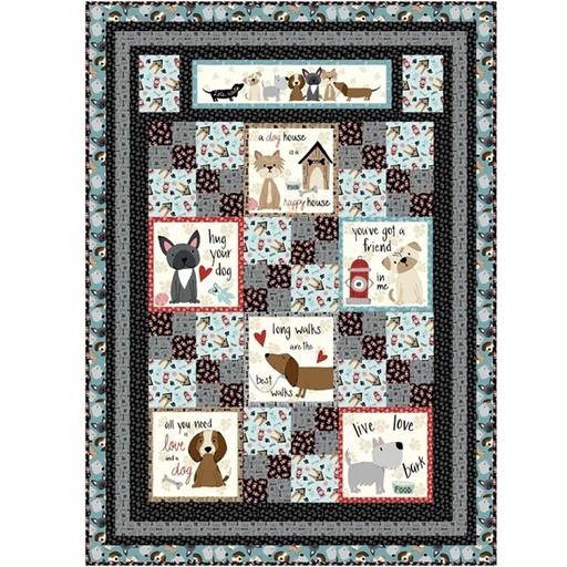 [TFA-FAPQP] Fetch a Panel Quilt Pattern by The Fabric Addict