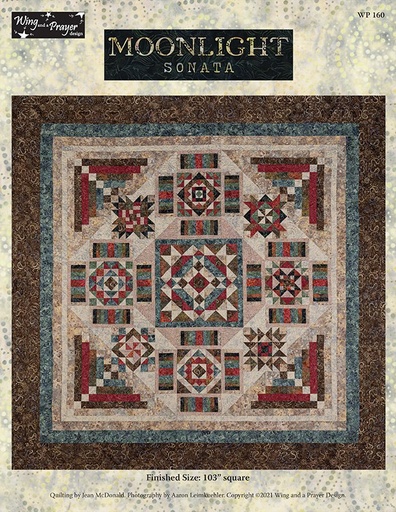 [WP-160] Moonlight Sonata Quilt Pattern from Wing and a Prayer Designs