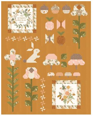 [PP-ForestParty] Forest Party Quilt from Moda