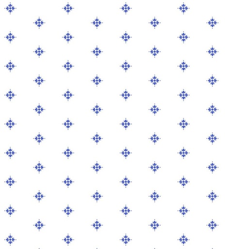 [NOR-28361-10] Delft Dynasty Mini Foulard White and Blue from Northcott Fabrics