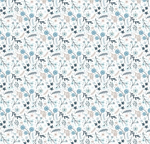 [RB-16361-WHT] Winter Magic Floral White by Dani Mogstad for Riley Blake Designs