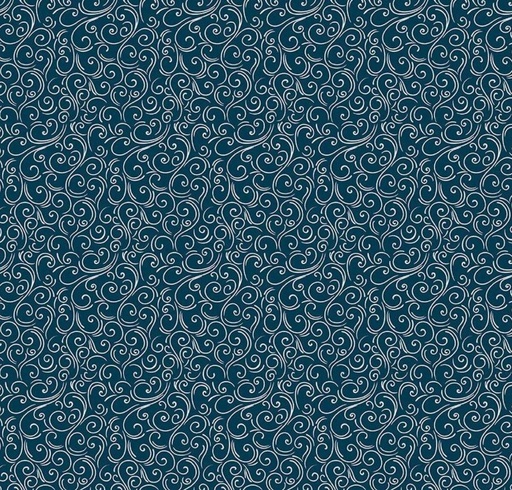 [RB-16366-NAVY] Winter Magic Swirls Navy by Dani Mogstad for Riley Blake Designs