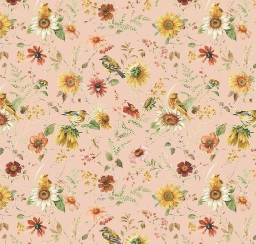 [RB-16671-BLSH] Sunflower Whispers Prairie Blush by Lisa Audit for Riley Blake Designs