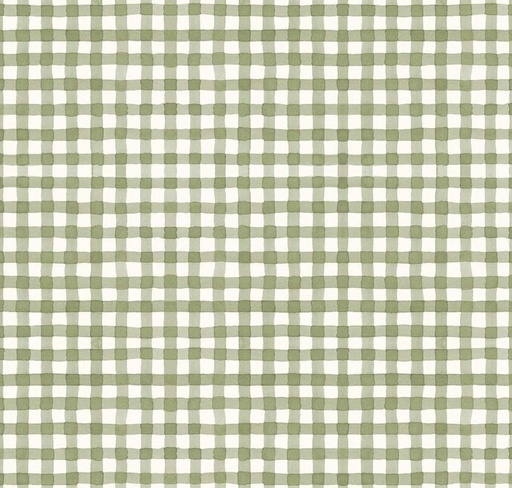 [RB-16674-GRN] Sunflower Whispers Gingham Green by Lisa Audit for Riley Blake Designs
