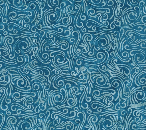 [NOR-B83540-44] Wide Back Swirls II Blue Storm from Northcott Fabrics