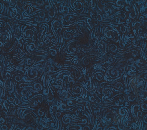 [NOR-B83540-48] Wide Back Swirls II Indigo from Northcott Fabrics