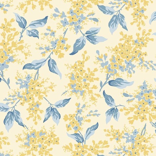 [MB-581582D-Crm] Middleboro Road Floral Branches Cream Wide Back from Marcus Fabrics