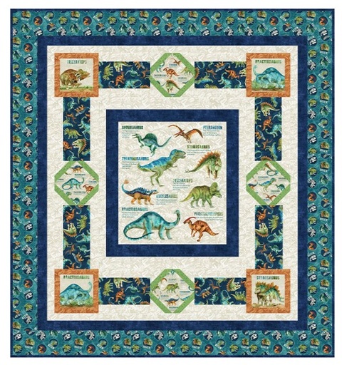 [NOR-PTN-3546] Fossil Friends Quilt Pattern by Pat Syta & Mimi Hollenbaugh