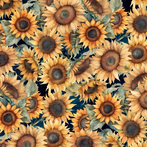 [WP-33916-425] Sunkissed Packed Sunflowers Multi by Nancy Mink for Wilmington Prints