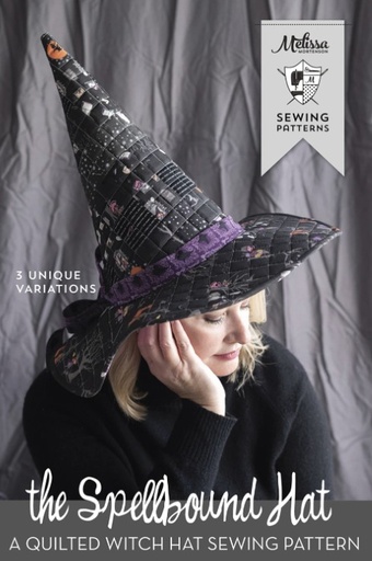 [MM-PDC-4863] Spellbound Quilted Witch Hat Pattern by Melissa Mortenson