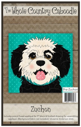 [PRE-ZUCHON] Zuchon Precut Fused Applique Pattern from Whole Country Caboodle