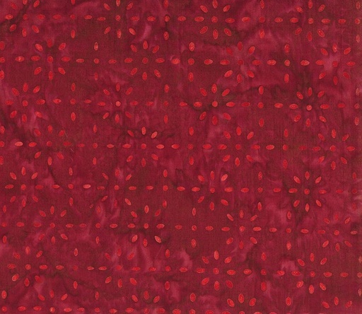 [NOR-83552-25] Celebrating 250 Years Batiks Small Burst Dark Red by Scott Flanagan for Banyan Batiks