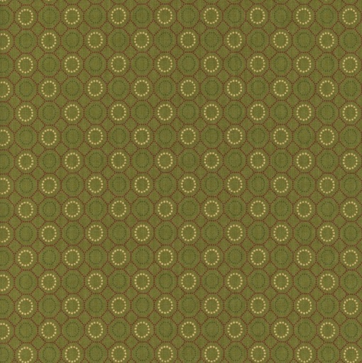 [HG-989-66] Baubles & Balsam Holiday Geometric Evergreen by Kim Diehl for Henry Glass Fabrics