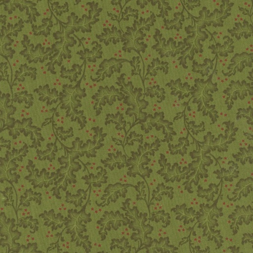 [HG-994-66] Baubles & Balsam Leafy Vines Evergreen by Kim Diehl for Henry Glass Fabrics