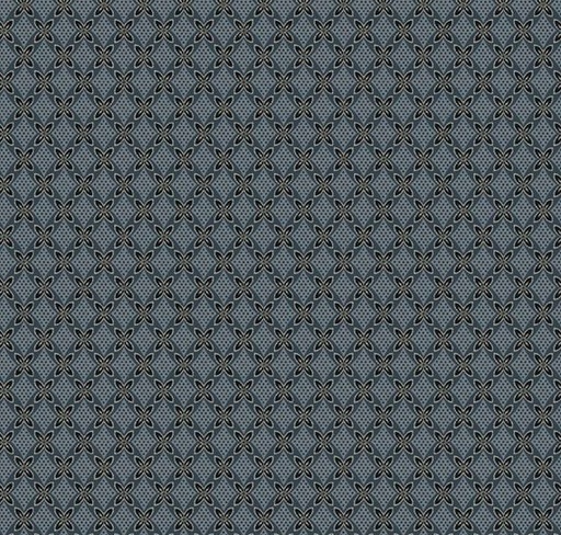 [MB-171591-BLUE] Stone Cottage Trellis Blue by Pam Buda for Marcus Fabrics