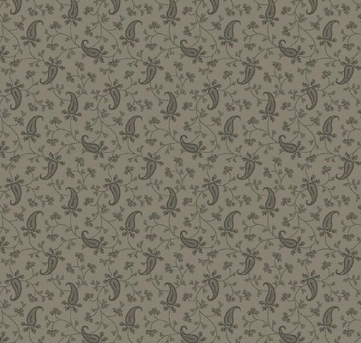 [MB-171585-GRAY] Stone Cottage Cottage Paisley Gray by Pam Buda for Marcus Fabrics