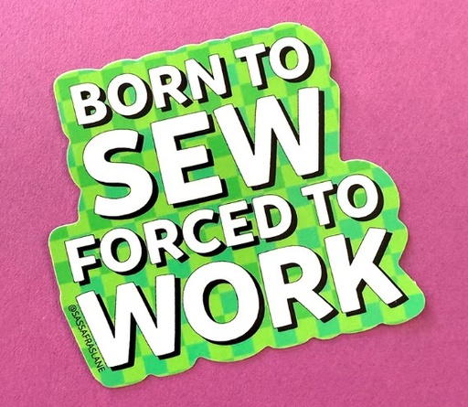 [SL-BorntoSew] Born to Sew Sticker from Sassafras Lane