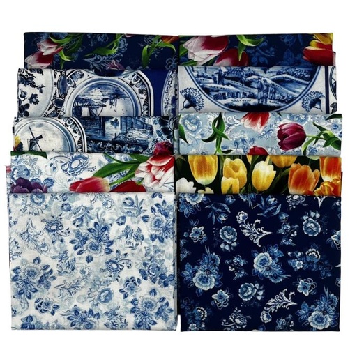 [PP-SpringDelftFQB] Spring in Delft Fat Quarter Bundle