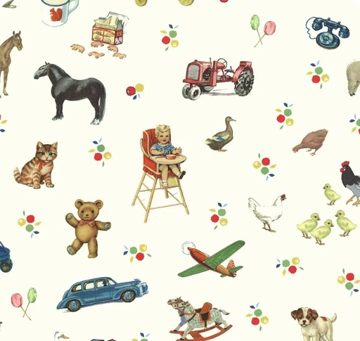 [RB-16656-IVRY] Simple Pleasures Toys Ivory by American Jane for Riley Blake Designs