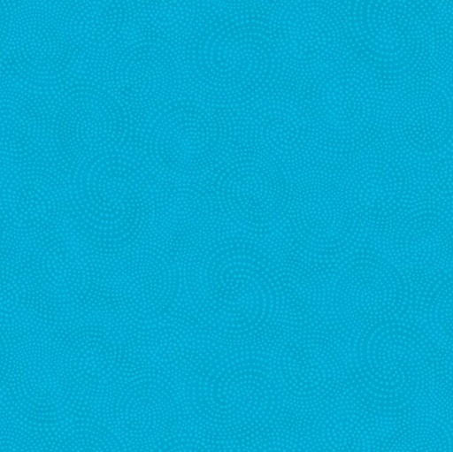 [TTR-3890-TURQ] Twirl Dotty Spiral Turquoise from Timeless Treasures