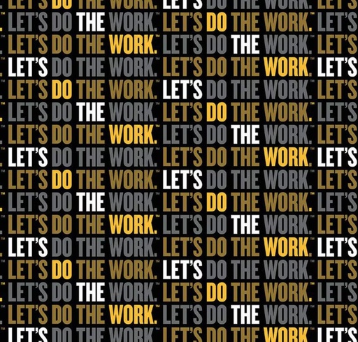 [RB-16722-BLK] Caterpillar 100 Years Slogan Black from Riley Blake Designs