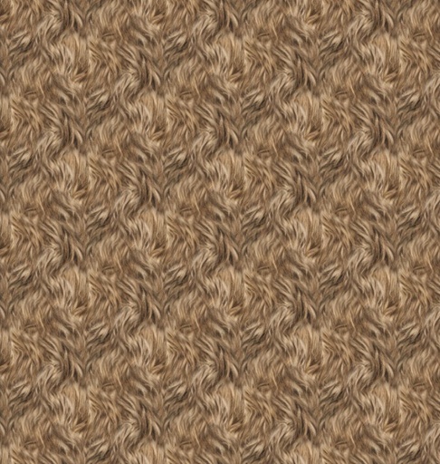 [3W-23815-BRN] Legendary Loner Hairy Situation Brown by Jim Baldwin for 3 Wishes Fabrics
