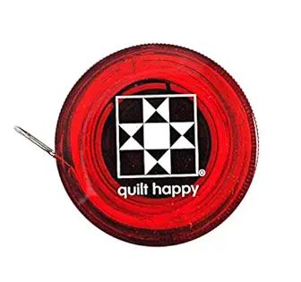 [QH-652-RE] Quilt Happy Tape Measure Red