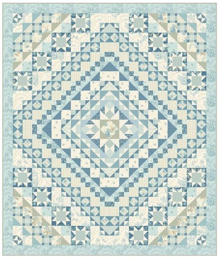 [PP-PrimSewBd] Primrose Sewing Bird by Laundry Basket from Andover