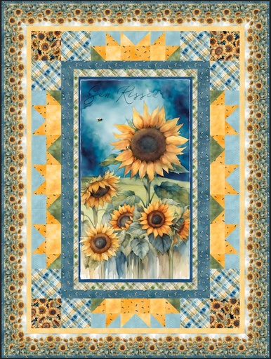 [PP-Sunkissed] Sunkissed Quilt Kit by Nancy Mink from Wilmington