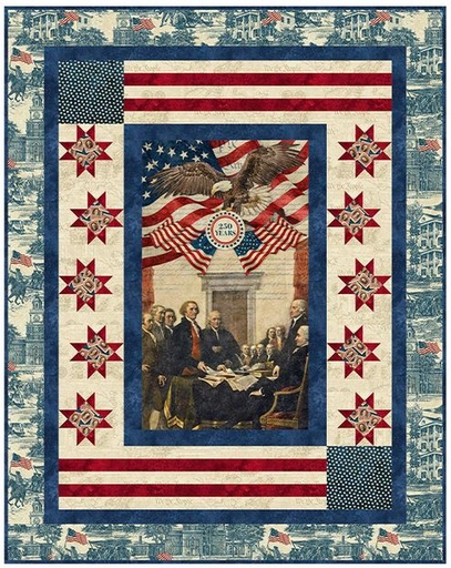 [PP-LandofLiberty] Land of Liberty Quilt Kit by Northcott
