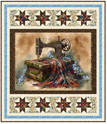 [PP-ForgetNotSewing] Framed in Sewing Quilt by Blank