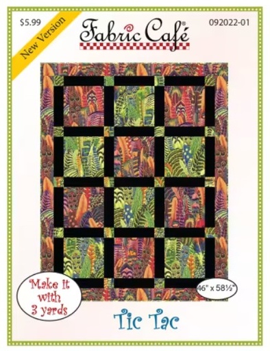 [FC-092022-01] Tic Tac Quilt Pattern from Fabric Cafe