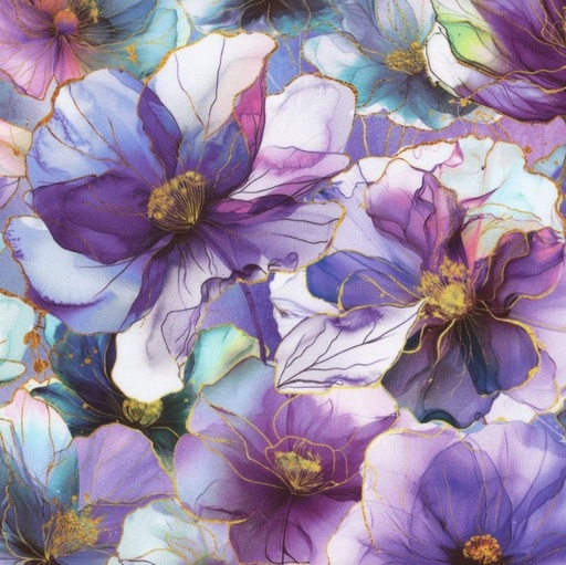 [HOF-x5625-91] Flourish Large Floral Amethyst from Hoffman