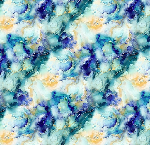 [Hof-x5628-73] Flourish Abstract Floral Ocean from Hoffman