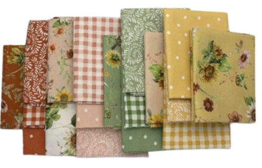 [PP-SunWhisFQB] Sunflower Whispers Fat Quarter Bundle