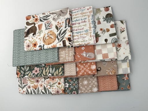 [PP-PetalPurFQB] Petal and Purr Fat Quarter Bundle from Windham
