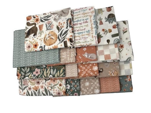 [PP-PetalPurFQB] Petal and Purr Fat Quarter Bundle from Windham