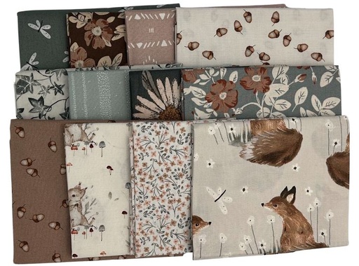 [PP-CharmWFQB] Charmwood Fat Quarter Bundle from Figo