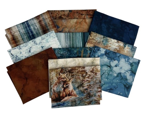 [PP-FoxDenFQB] Fox Den Fat Quarter Bundle from Northcott