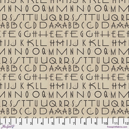 [FS-PWTH314-CHRCL] Palette Charcoal Typography by Tim Holtz for FreeSpirit