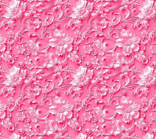 [NOR-10705-23] Good Together Baroque Damask Pink by Patrick Lose for Northcott Fabrics