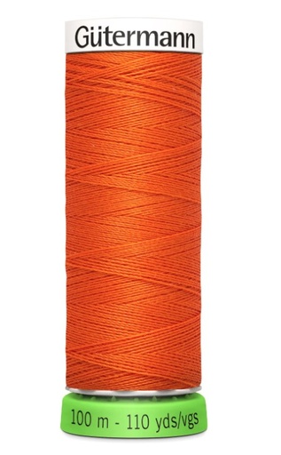 [GUT-RPET-351] Gutermann Recycled Polyester Thread Orange 110 Yards