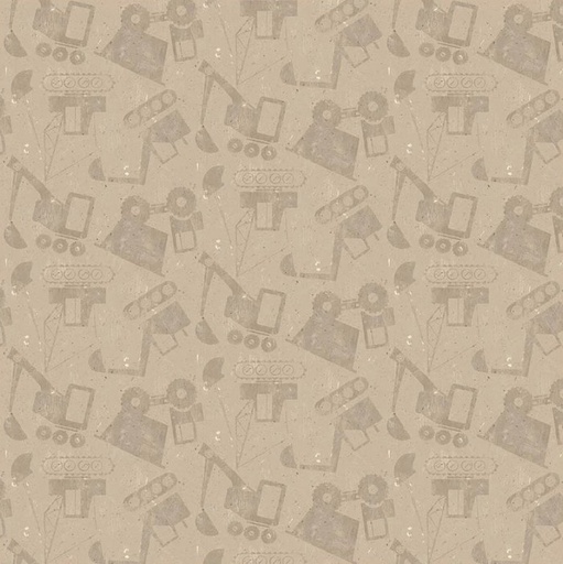 [WF-54943-1] Diggers & Dozers Load by Load Cement from Windham Fabrics