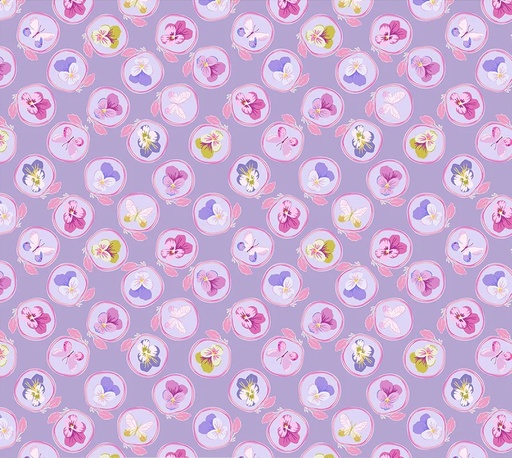 [WF-54654-8] Insectarium Cameo Purple by Tamara Kate for Windham Fabrics