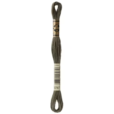 [DMC-117-3787] DMC Floss Dark Brown Gray 3787