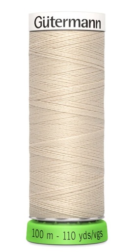 [GUT-RPET-169] Gutermann Recycled Polyester Thread Bone 110 Yds