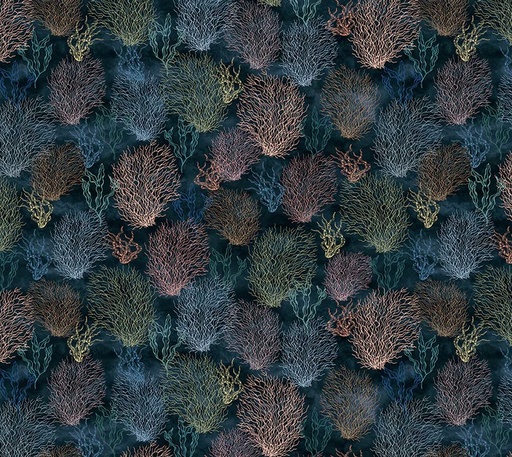 [WF-54695-2] Ocean Song Coral Reef Deep Sea by Whistler Studios for Windham Fabrics