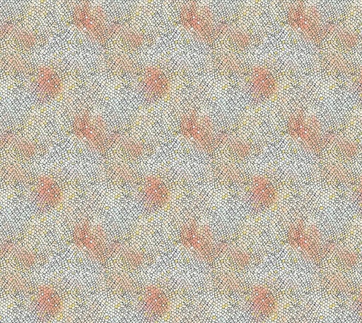 [WF-54698-6] Ocean Song Mermaid Scales Coral by Whistler Studios for Windham Fabrics