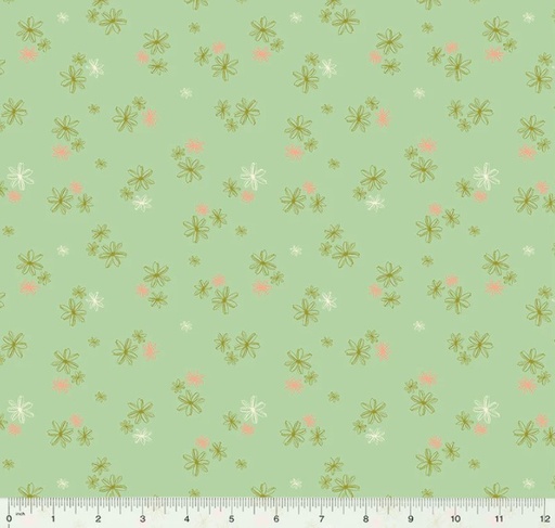 [WF-54717-12] Lush Life Dappled Daisies Mint from Windham Fabrics